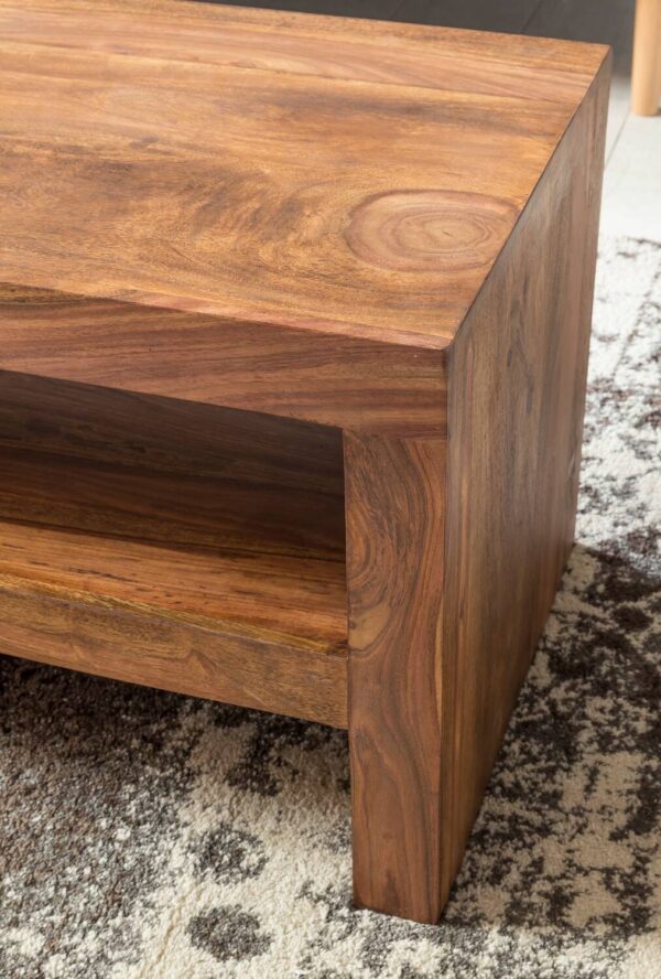 Couchtisch braun B/H/T: ca. 110x45x45 cm – Bild 2