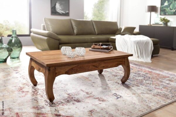 Couchtisch braun B/H/T: ca. 110x60x40 cm – Bild 2