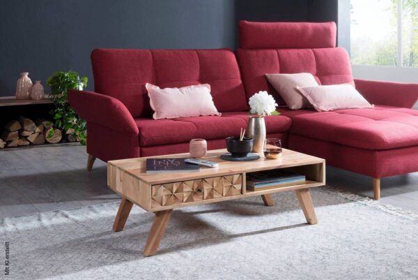 Couchtisch braun B/H/T: ca. 95x35x50 cm Couchtisch braun B/H/T: ca. 95x35x50 cm – Bild 2