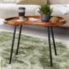 Couchtisch braun B/H/T: ca. 71x51x40 cm – Bild 5