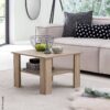 Couchtisch braun B/H/T: ca. 60x42x60 cm – Bild 2