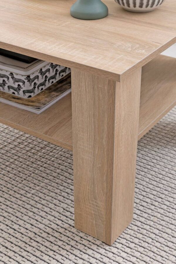 Couchtisch braun B/H/T: ca. 60x42x60 cm – Bild 5