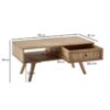 Couchtisch braun B/H/T: ca. 90x40x45 cm Couchtisch braun B/H/T: ca. 90x40x45 cm – Bild 2