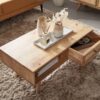Couchtisch braun B/H/T: ca. 90x40x45 cm Couchtisch braun B/H/T: ca. 90x40x45 cm – Bild 3