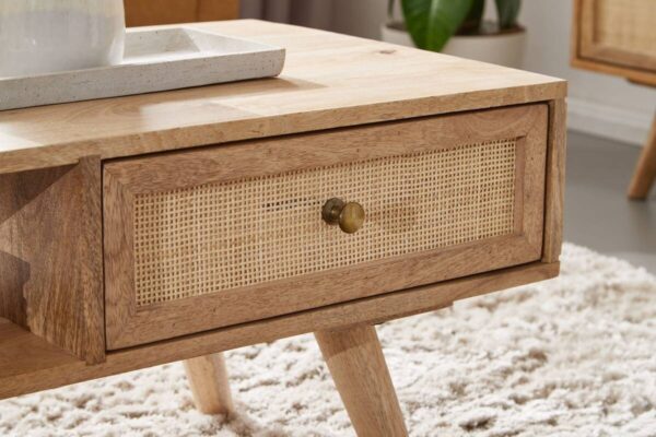 Couchtisch braun B/H/T: ca. 90x40x45 cm Couchtisch braun B/H/T: ca. 90x40x45 cm – Bild 4