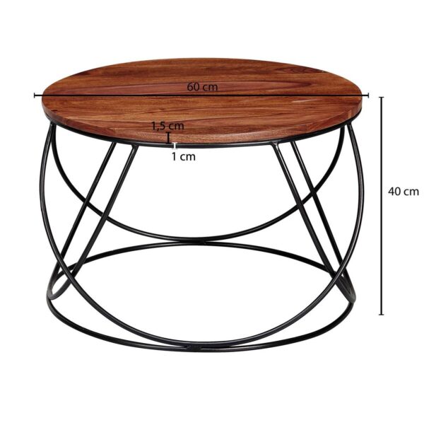 Couchtisch braun B/H/T: ca. 0x40x0 cm Couchtisch braun B/H/T: ca. 0x40x0 cm – Bild 2
