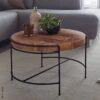 Couchtisch braun B/H/T: ca. 62x40x62 cm – Bild 5