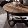 Couchtisch schwarz B/H/T: ca. 0x34x0 cm – Bild 3