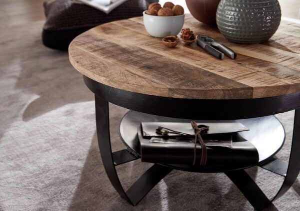 Couchtisch schwarz B/H/T: ca. 0x34x0 cm – Bild 3