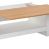 Couchtisch weiß B/H/T: ca. 47x45x85 cm – Bild 3