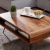 Couchtisch braun B/H/T: ca. 55x30x90 cm Couchtisch braun B/H/T: ca. 55x30x90 cm – Bild 3