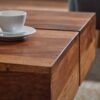 Couchtisch braun B/H/T: ca. 58x30x58 cm – Bild 2