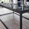 Couchtisch schwarz B/H/T: ca. 60x40x100 cm – Bild 2