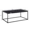 Couchtisch schwarz B/H/T: ca. 60x40x100 cm – Bild 3