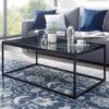 Couchtisch schwarz B/H/T: ca. 60x40x100 cm – Bild 4