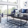 Couchtisch schwarz B/H/T: ca. 60x40x100 cm – Bild 5