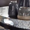 Couchtisch 2er-Set. silber B/H/T: ca. 56x33x56 cm Couchtisch 2er-Set. silber B/H/T: ca. 56x33x56 cm – Bild 4