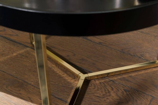 Couchtisch schwarz gold B/H/T: ca. 0x42x0 cm Couchtisch schwarz gold B/H/T: ca. 0x42x0 cm – Bild 3