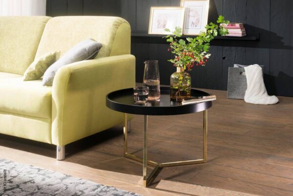 Couchtisch schwarz gold B/H/T: ca. 0x42x0 cm Couchtisch schwarz gold B/H/T: ca. 0x42x0 cm – Bild 4