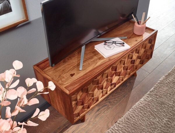 Lowboard rosenholz Nachbildung B/H/T: ca. 92x44x35 cm – Bild 2