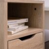 Nachtkonsole Sonoma Nachbildung B/H/T: ca. 31x43x31 cm – Bild 2