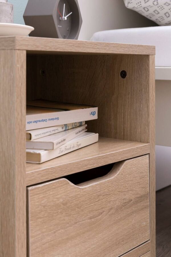 Nachtkonsole Sonoma Nachbildung B/H/T: ca. 31x43x31 cm – Bild 2