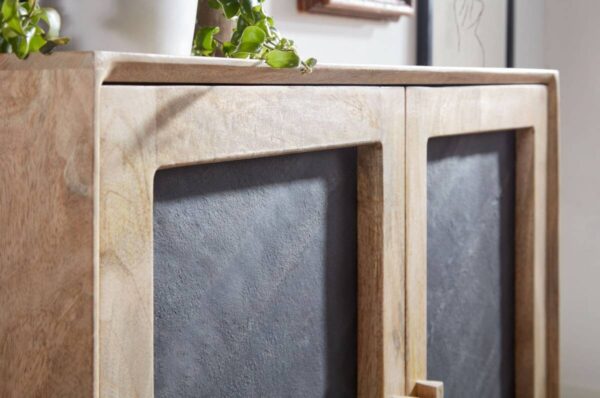 Sideboard braun B/H/T: ca. 80x75x35 cm – Bild 3
