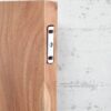 Wandregal braun Holz B/H/T: ca. 100x4x26 cm – Bild 5