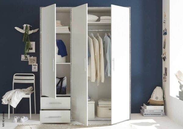 Kleiderschrank Valencia B/H/T: ca. 155x195x60 cm – Bild 5