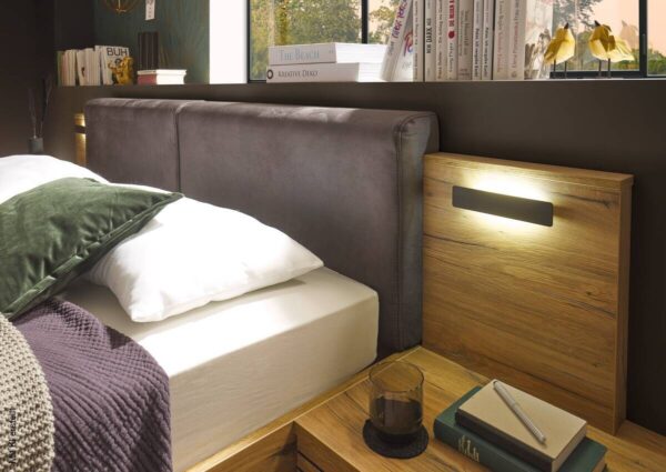 Bett Trattino Oak Flagstaff Optik B/H/T: ca. 295x93x212 cm Bett Trattino Oak Flagstaff Optik B/H/T: ca. 295x93x212 cm – Bild 2