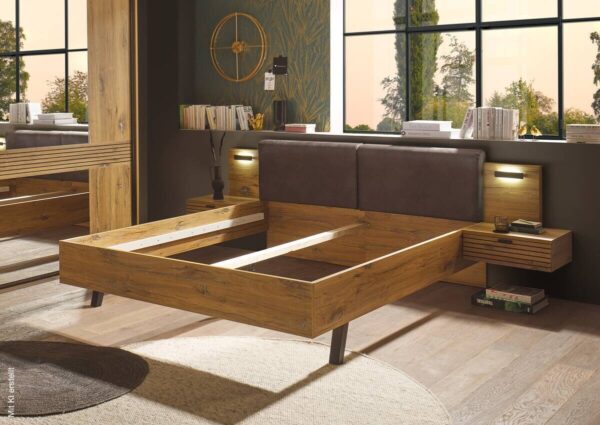 Bett Trattino Oak Flagstaff Optik B/H/T: ca. 295x93x212 cm Bett Trattino Oak Flagstaff Optik B/H/T: ca. 295x93x212 cm – Bild 4