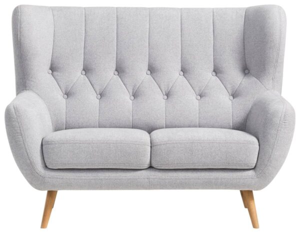Sofa hellgrau B/H/T: ca. 137x101x95 cm Sofa hellgrau B/H/T: ca. 137x101x95 cm – Bild 4
