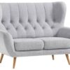 Sofa hellgrau B/H/T: ca. 137x101x95 cm Sofa hellgrau B/H/T: ca. 137x101x95 cm – Bild 5