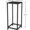 Beistelltisch Vera schwarz lackiert Metall B/H/T: ca. 25x60x25 cm – Bild 2