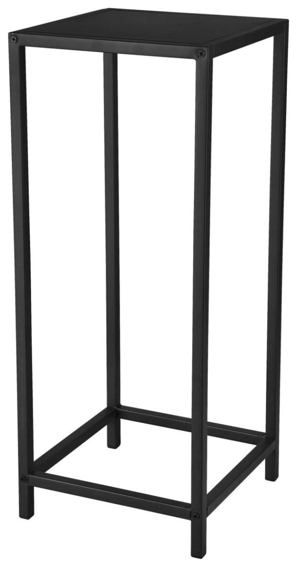 Beistelltisch Vera schwarz lackiert Metall B/H/T: ca. 25x60x25 cm – Bild 3