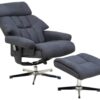 Relaxsessel anthrazit Microfaser B/H/T: ca. 83x83x98 cm – Bild 2
