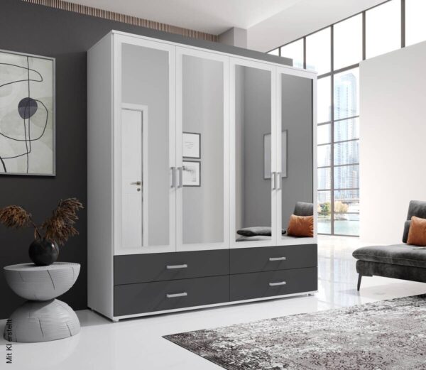 Kleiderschrank Ivar weiß B/H/T: ca. 181x190x51 cm Kleiderschrank Ivar weiß B/H/T: ca. 181x190x51 cm – Bild 3