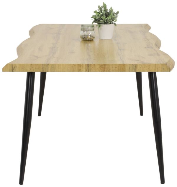 Esstisch GABI I T Eiche Wildeiche Nachbildung B/H/T: ca. 180x76x100 cm – Bild 2