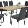 Esstisch GABI I T Eiche Wildeiche Nachbildung B/H/T: ca. 180x76x100 cm – Bild 4
