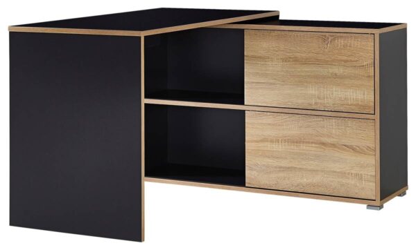 Schreibtisch anthrazit B/H/T: ca. 120x76x120 cm – Bild 2