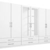 Kleiderschrank Hersbruck Alpinweiß B/H/T: ca. 271x210x54 cm – Bild 3