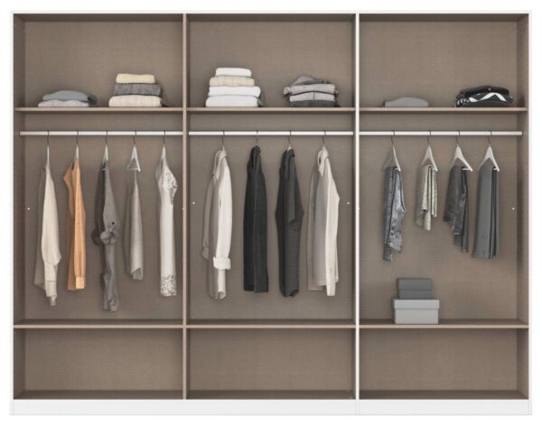 Kleiderschrank Hersbruck Alpinweiß B/H/T: ca. 271x210x54 cm – Bild 4