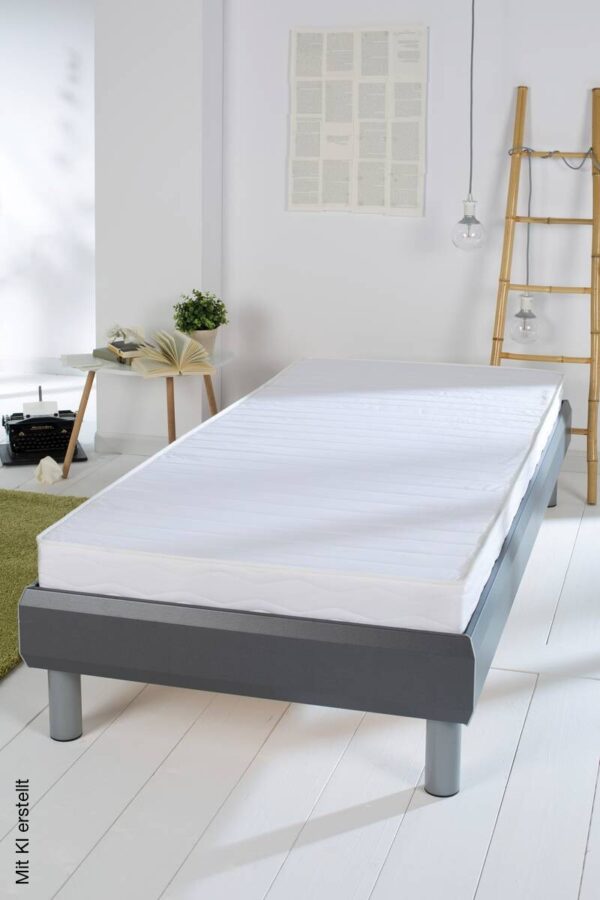 Rollmatratze Prag weiß Liegefläche B/L: ca. 140x200 cm – Bild 3