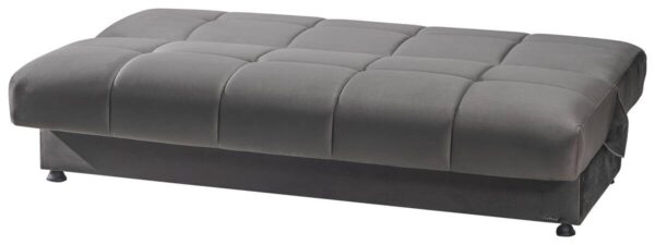 Schlafsofa Alonso grau Microfaser B/H/T: ca. 196x89x83 cm Schlafsofa Alonso grau Microfaser B/H/T: ca. 196x89x83 cm – Bild 3