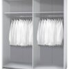 Schwebetürenschrank Time weiß Eiche Sonoma Nachbildung B/H/T: ca. 170x195x59 cm – Bild 2