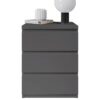 Nachtkonsole Olli Graphit B/H/T: ca. 45x61x38 cm – Bild 2