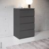 Nachtkonsole Olli Graphit B/H/T: ca. 45x79x38 cm – Bild 5