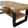 Couchtisch Gabriel Wildeiche Nachbildung B/H/T: ca. 110x42x60 cm – Bild 2