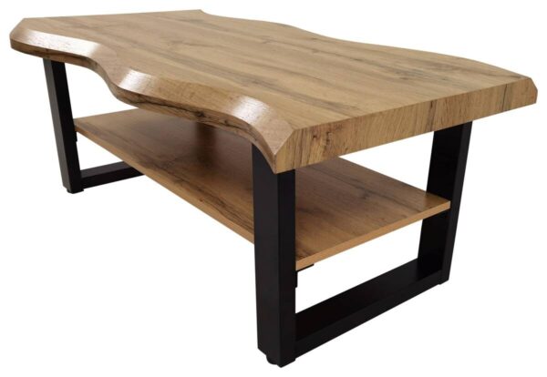 Couchtisch Gabriel Wildeiche Nachbildung B/H/T: ca. 110x42x60 cm – Bild 2