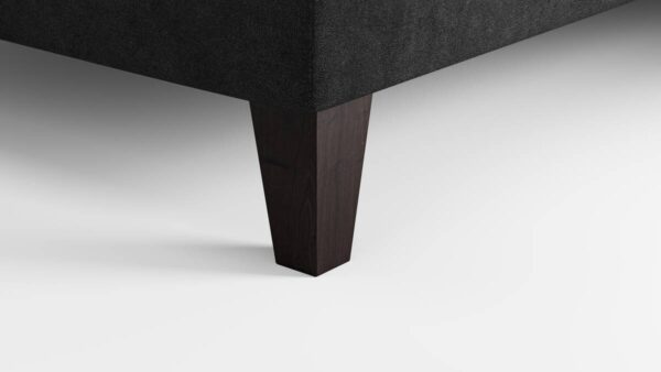 Hocker grau schwarz B/H/T: ca. 108x45x76 cm – Bild 2